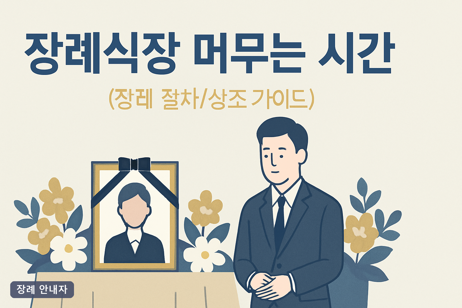 장례식장 머무는 시간, 관계별 정답 총정리