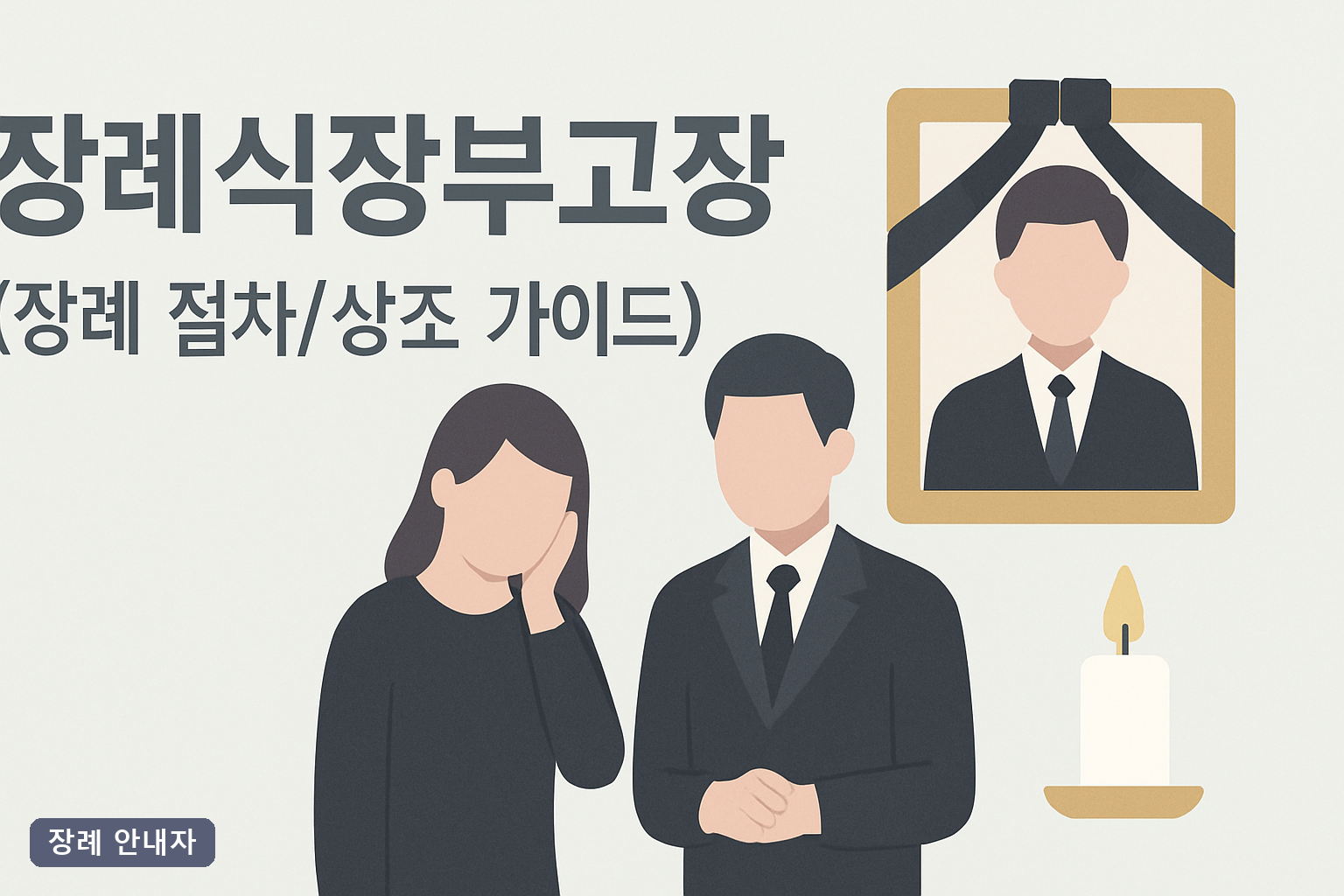 장례식장부고장 작성법·문자예시·비용 총정리