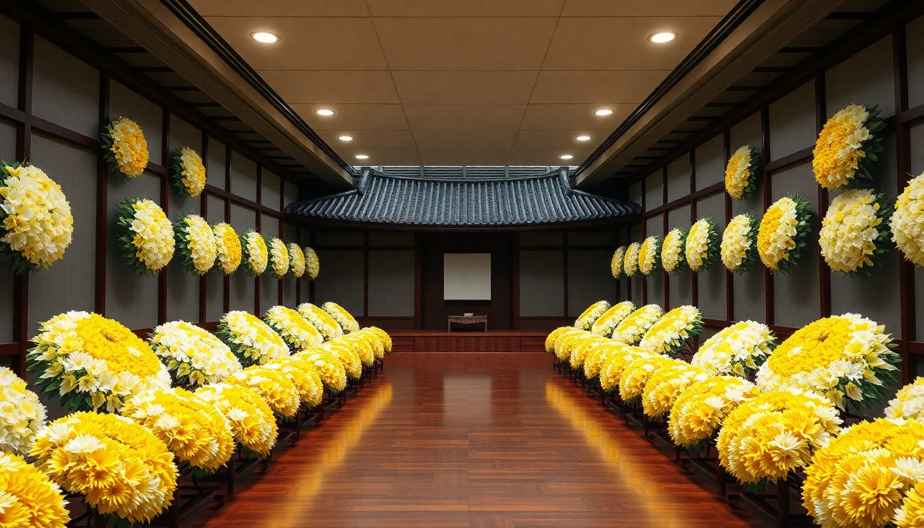 장례식장 빈소 조화 배치 순서 완벽 가이드