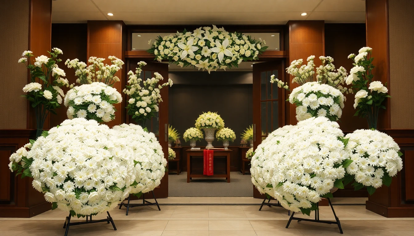 장례식 화환 선택과 2026년 가격대 완벽 정리