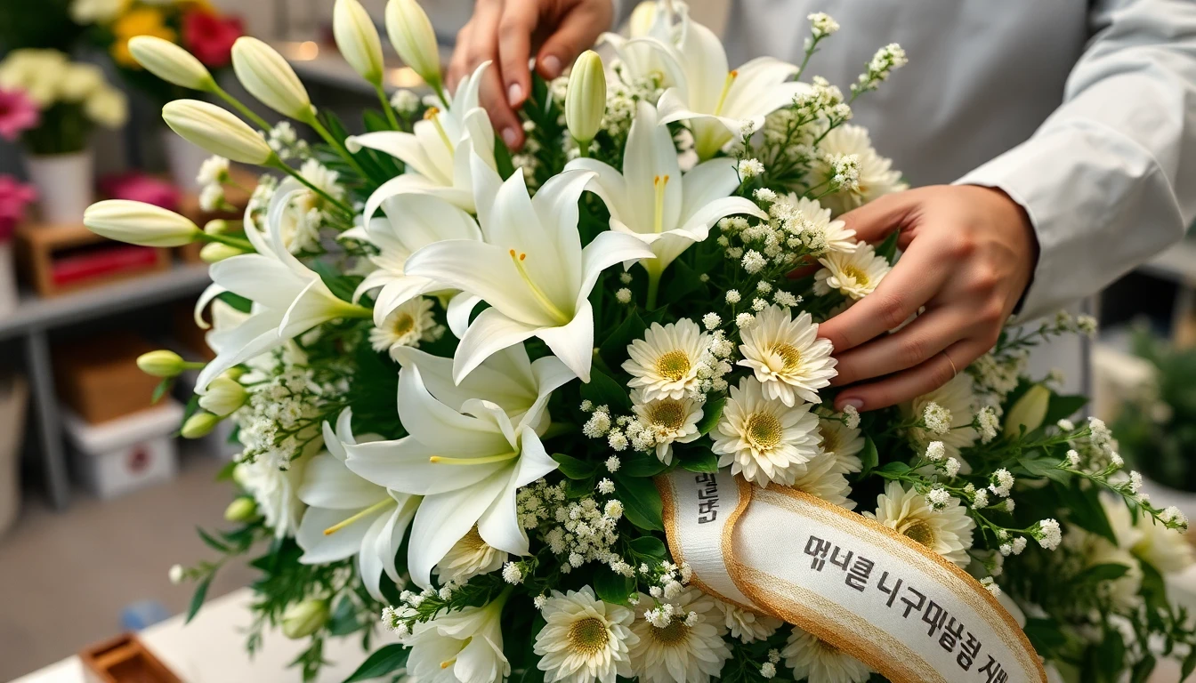 장례식장 조화 주문하는 완전한 방법