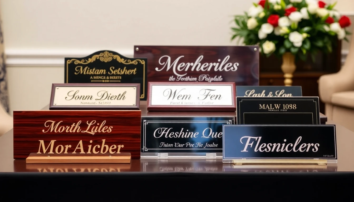 장례식 고인 명패 선택과 2026년 가격대 완벽 정리