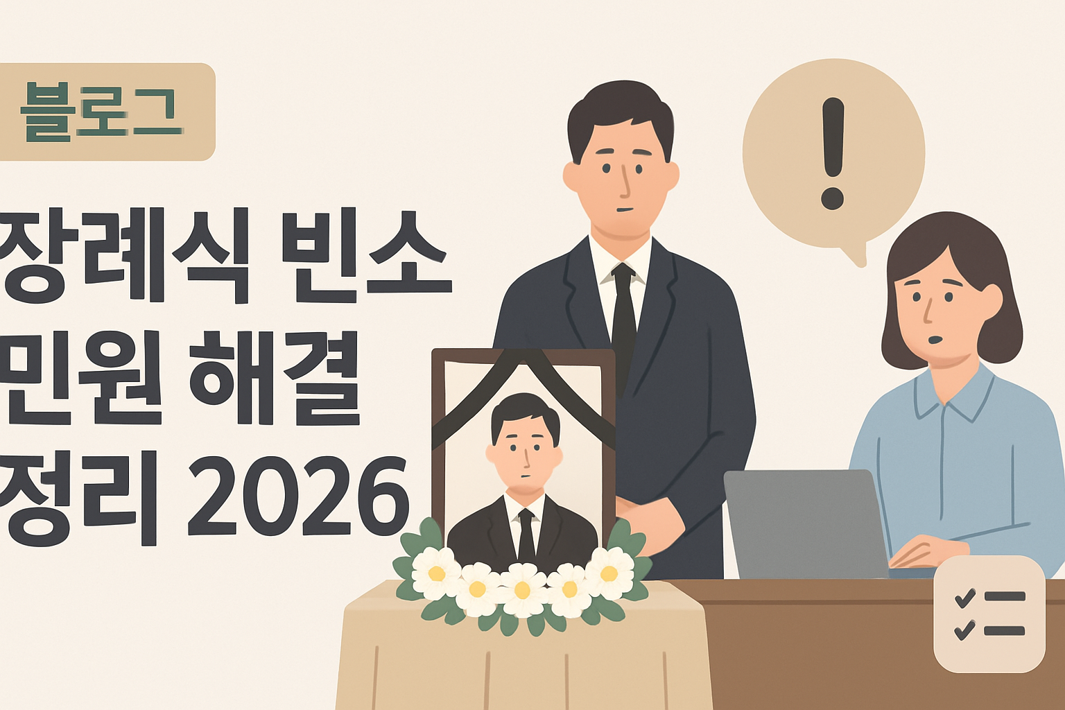 장례식 빈소 민원 해결 정리 2026
