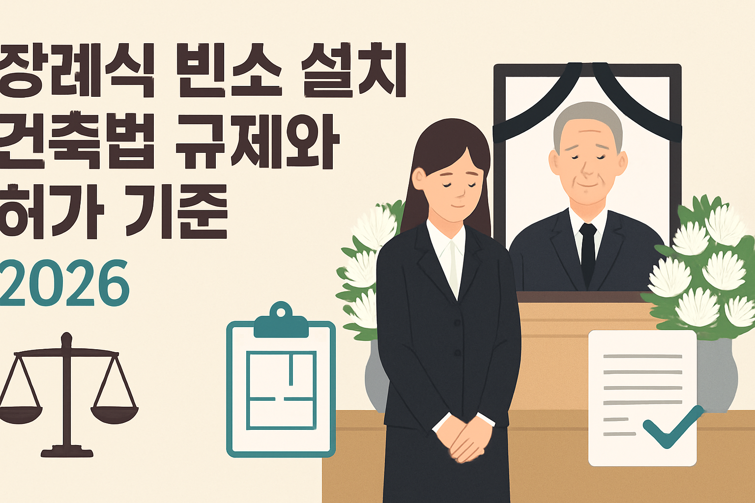 장례식 빈소 설치 건축법 규제와 허가 기준 2026