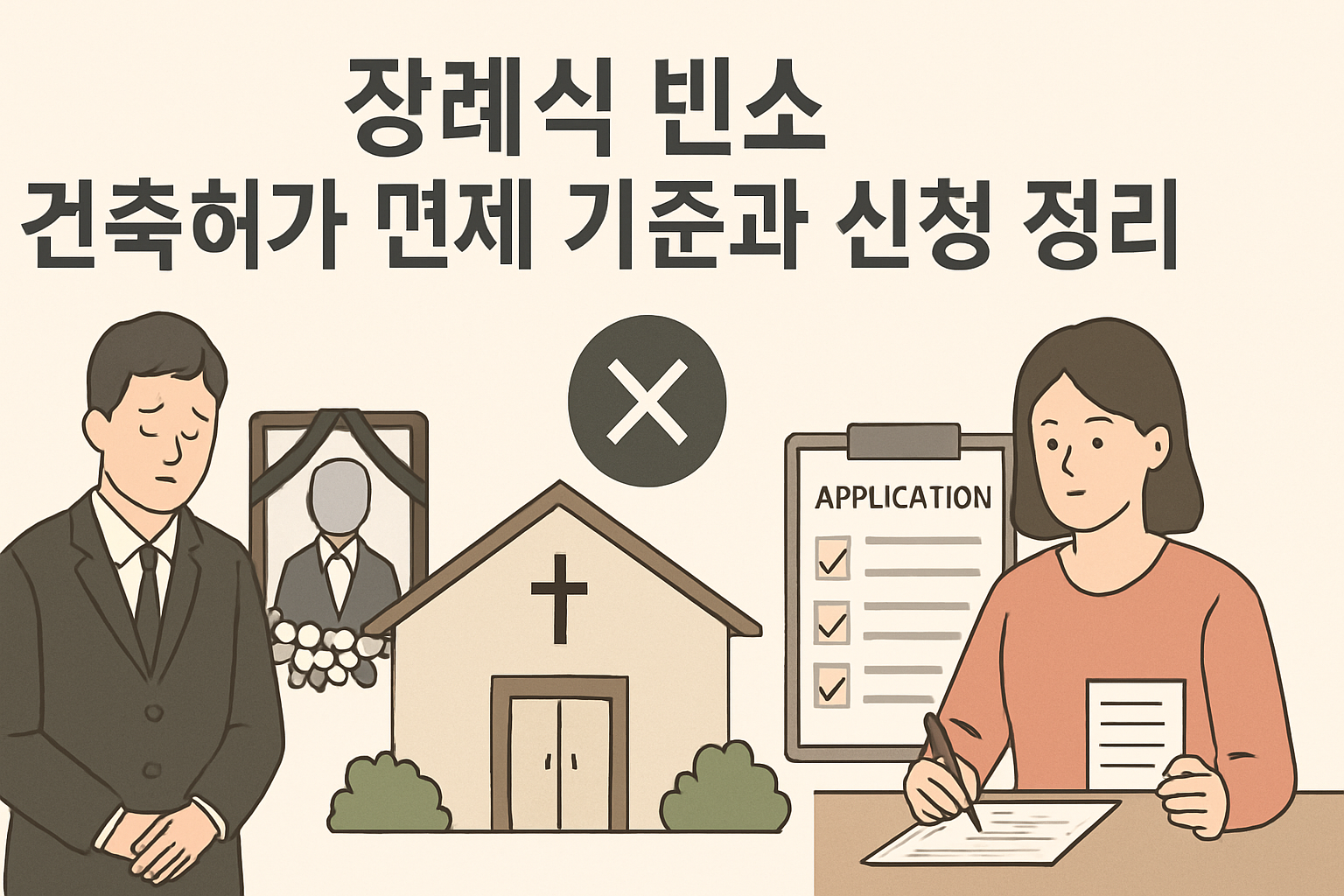 장례식 빈소 건축허가 면제 기준과 신청 정리