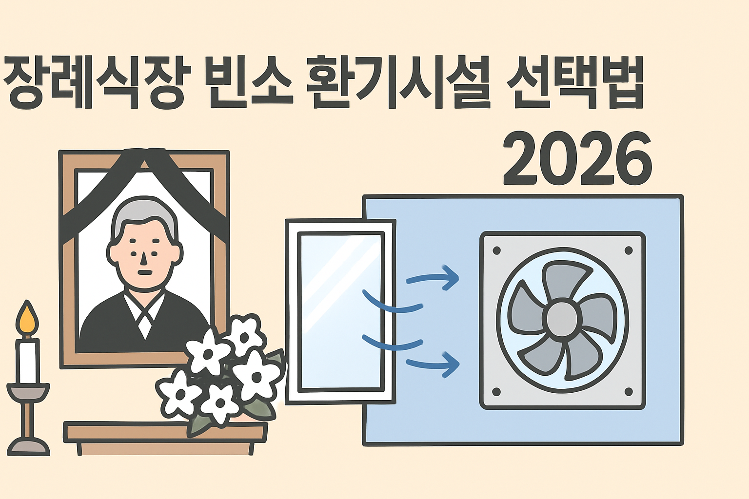 장례식장 빈소 환기시설 선택법 2026