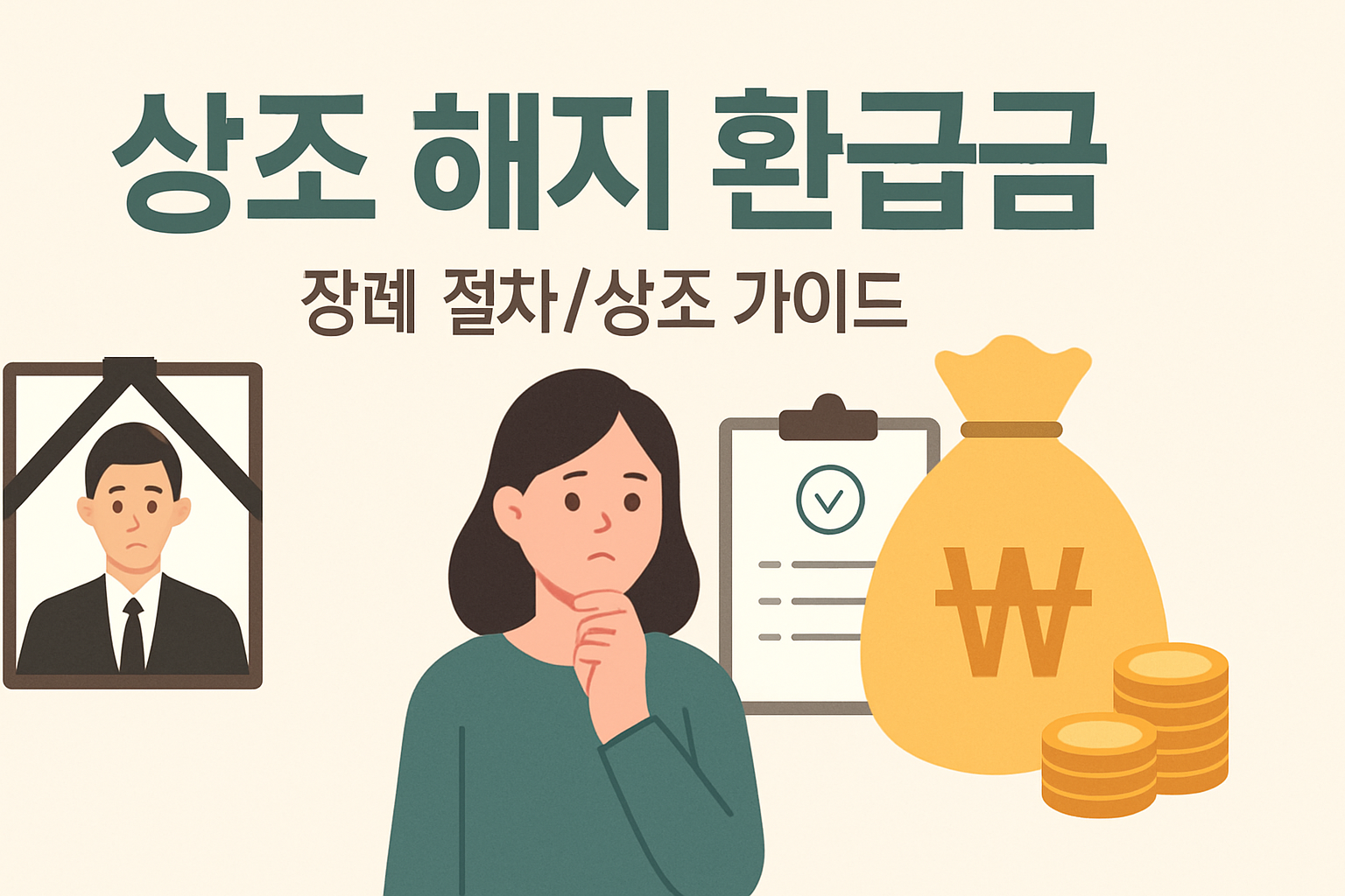 상조 해지 환급금, 낸 돈 다 못 받습니다 — 해약공제 빼고 실제로 남는 금액**