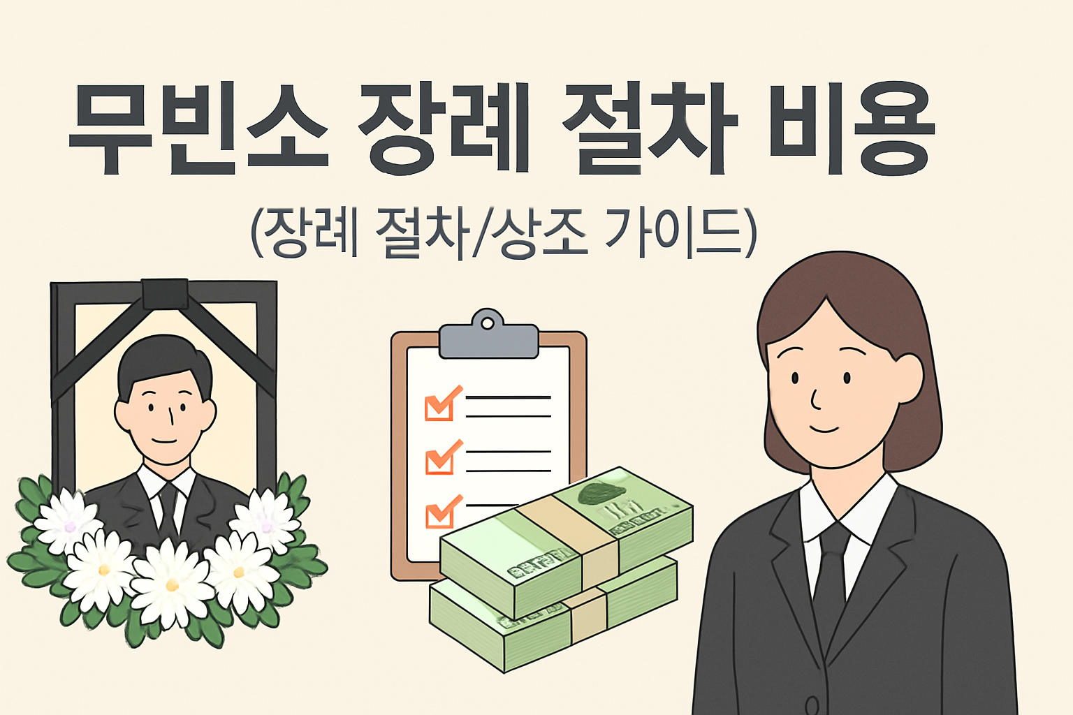 무빈소 장례, 조문 없이 치렀더니 비용이 이렇게 달라졌습니다 (2026 절차·실비용)**
