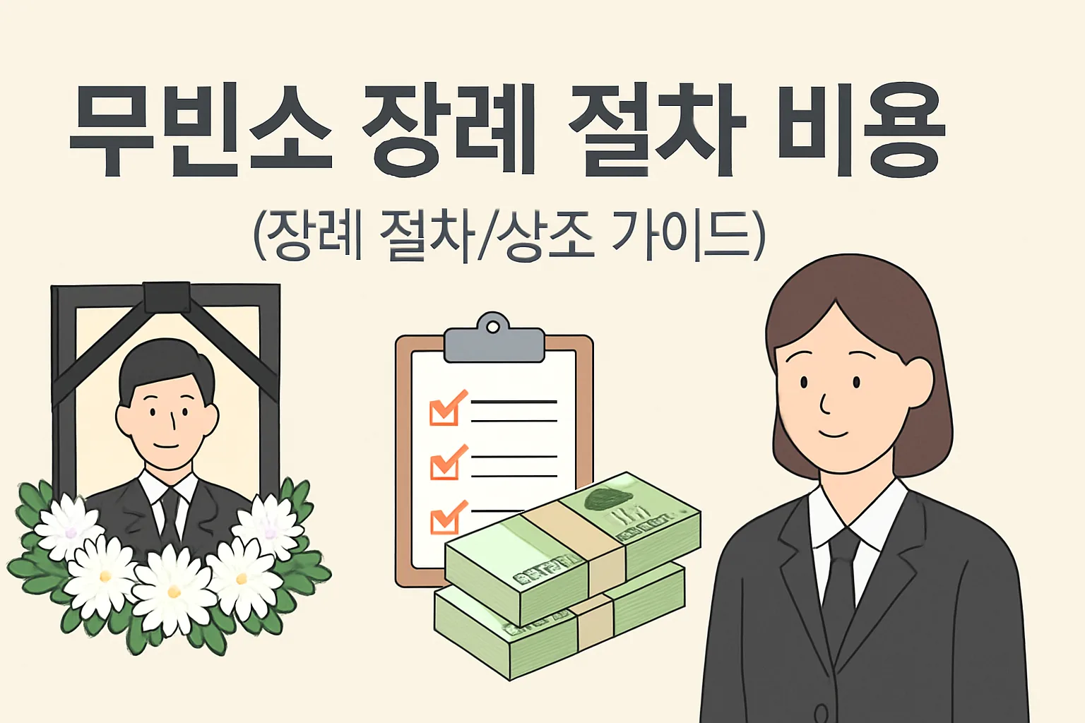 무빈소 장례, 조문 없이 치렀더니 비용이 이렇게 달라졌습니다 (2026 절차·실비용)**