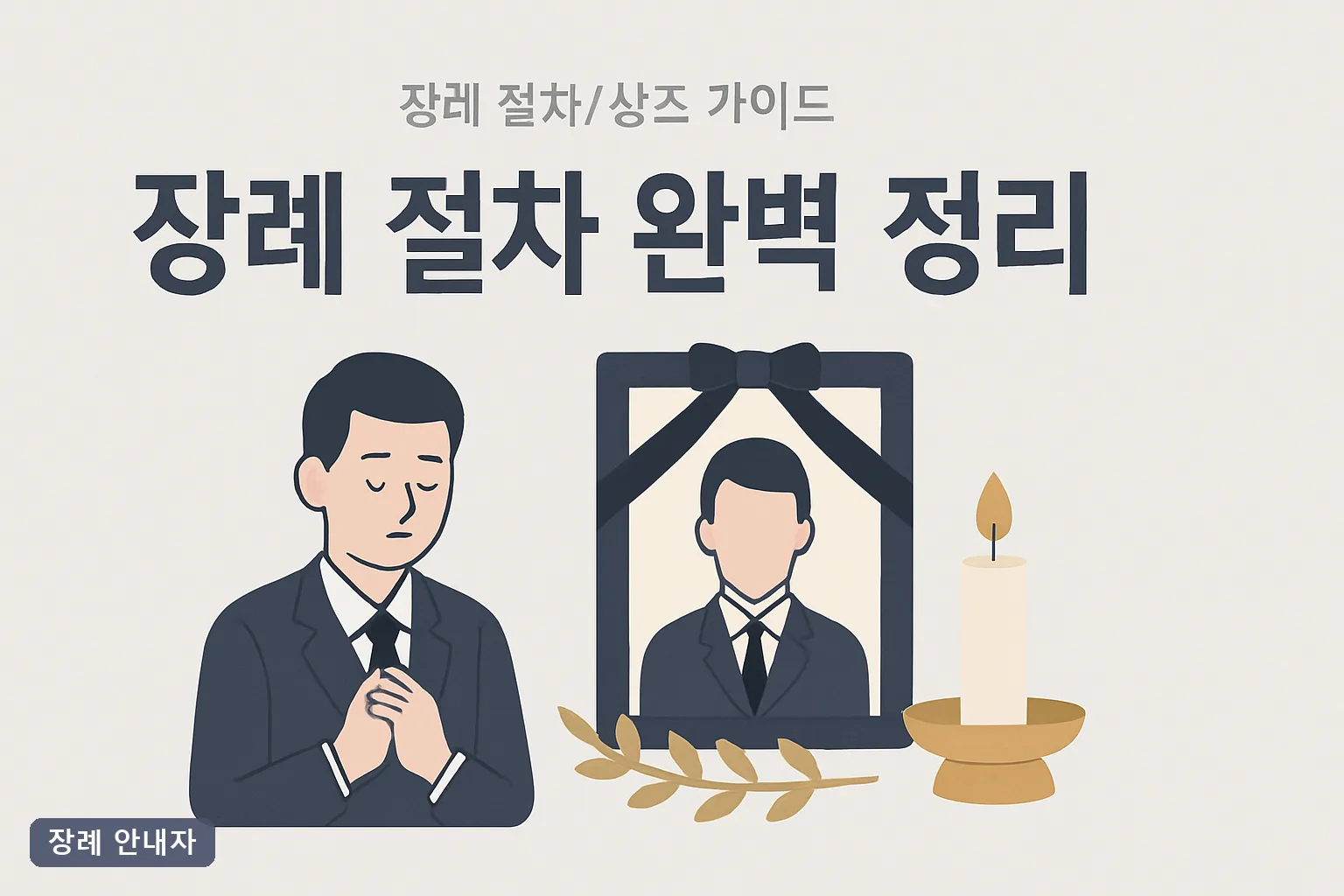 ** 장례 절차 완벽 정리 2026｜임종 직후 4시간부터 삼우제까지 3일장 순서·비용 총정리 **