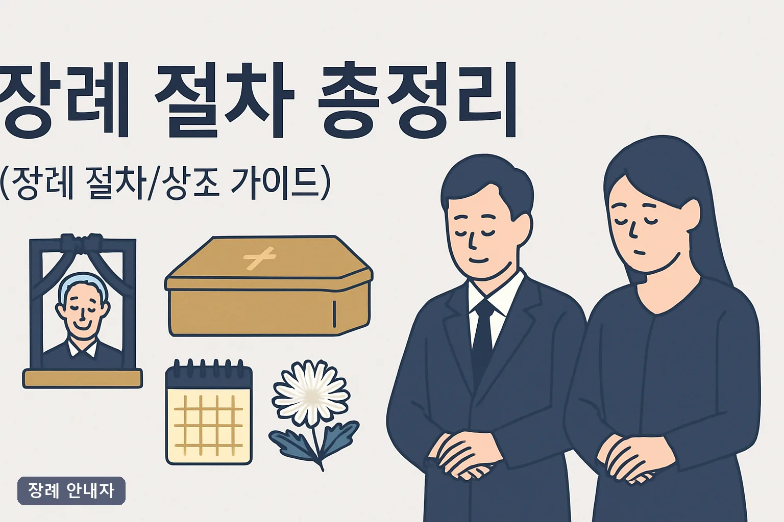 장례 절차 총정리 2026｜임종 직후 4시간부터 발인까지 3일장 순서·비용 실전 체크리스트