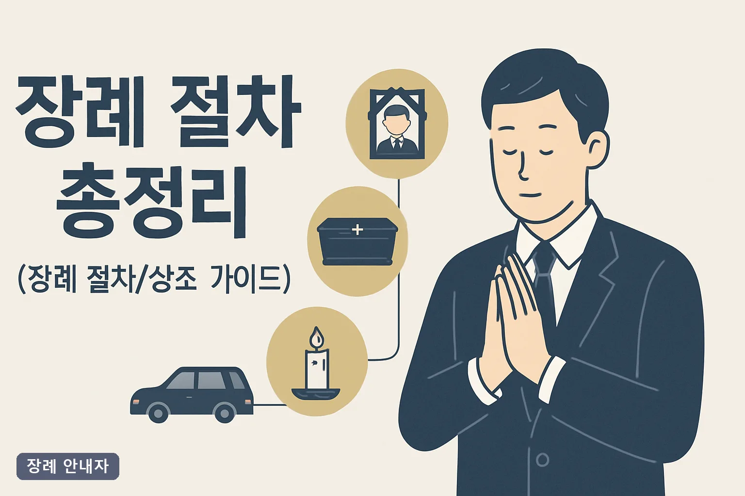 장례 절차 총정리 2026 기준｜임종 4시간 안에 할 7가지와 3일장 순서·비용 전 과정 완벽 정리