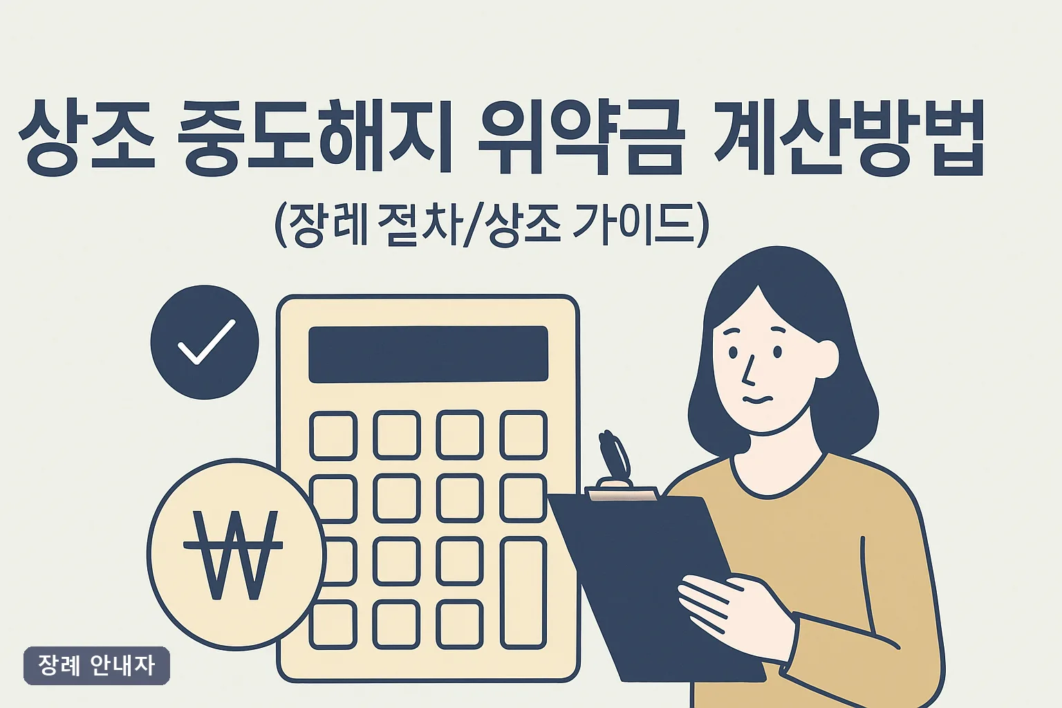 상조 중도해지 위약금 계산방법 2026｜공정위 고시 공식과 회차별 환급률 표 총정리