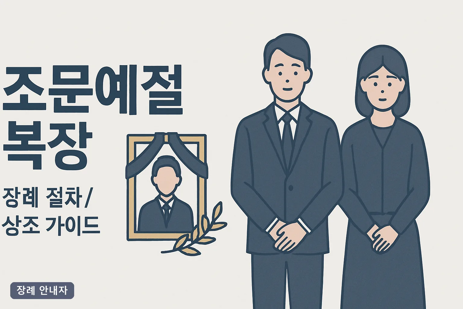 조문예절 복장 총정리 2026｜남녀 계절별 옷차림·급하게 갈 때 대처법과 피해야 할 7가지