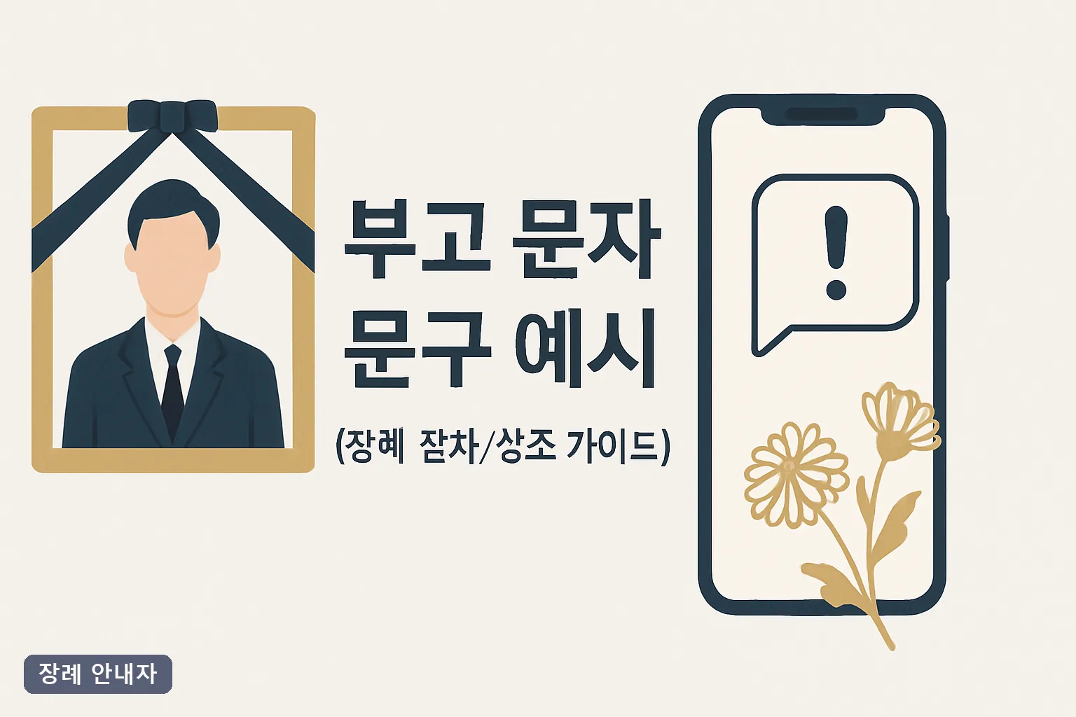 부고 문자 문구 예시 2026년 관계별 30가지 바로 복사해서 보내는 실전 템플릿 모음