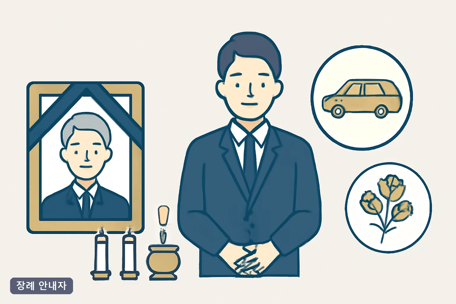장례 절차 총정리 2026|임종 직후 4시간부터 49재까지 12단계 순서와 실제 비용 전 과정